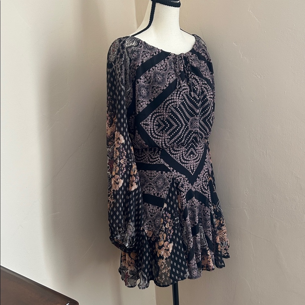 Free People Movement Bohemian Open Back Dress. - Picture 4 of 16